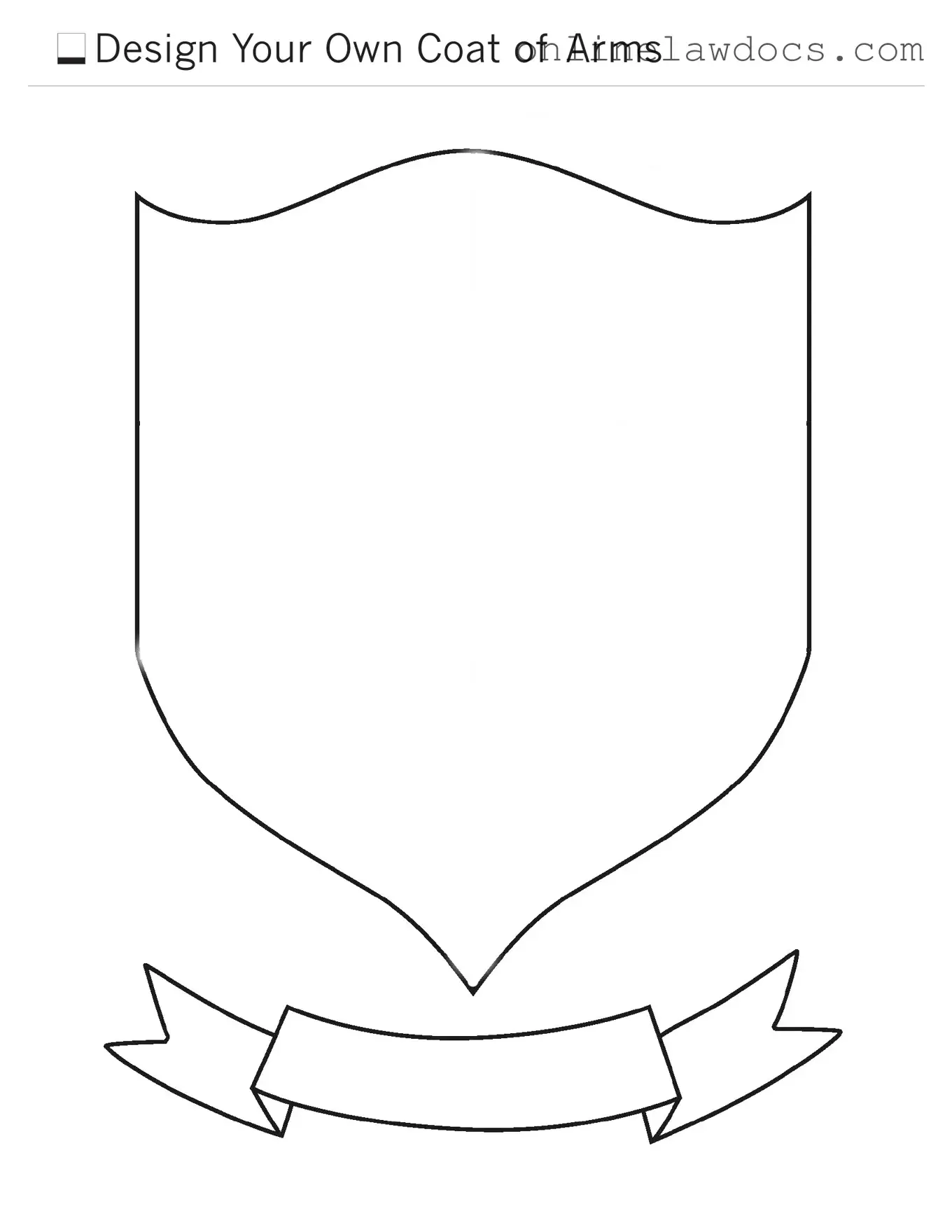 Fill a Valid Coat Of Arms Form
