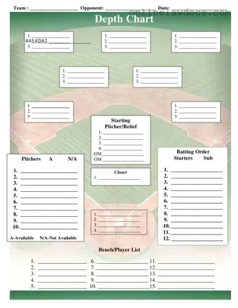 Fill a Valid Baseball Field Lineup Form