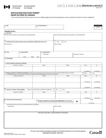 Fill a Valid Imm 1294 Form