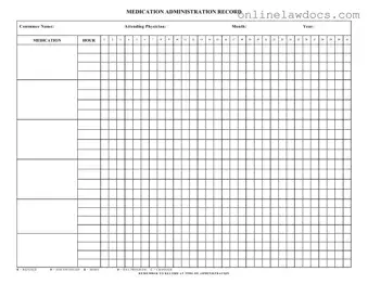 Fill a Valid Medication Administration Record Sheet Form